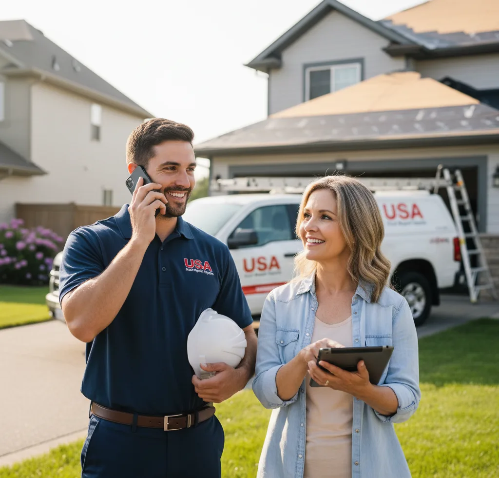 USA Roof Repair Experts customer support in Fort Fairfield